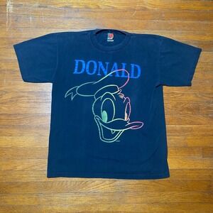 Vintage 90s‎ Donald Duck Mickey Unlimited Tee Graphic T-Shirt Mens Medium
